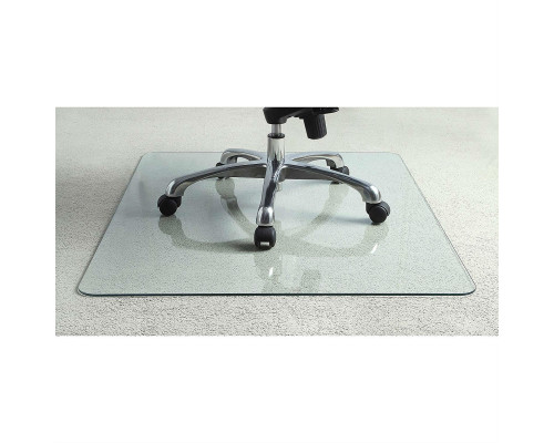 FaFurn Heavy Duty 50" Chair Mat - Tempered Glass