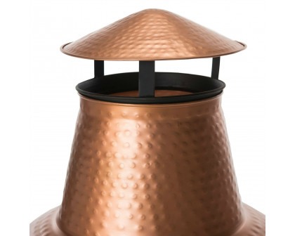 FaFurn - Fire Pit with Stand in Copper/Iron