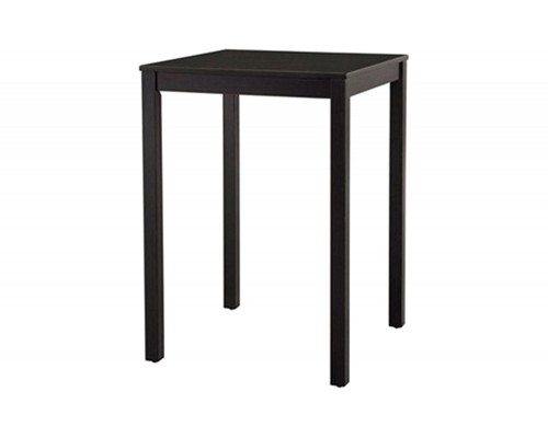 FaFurn - Counter Height Pub Bar Dining Table in Black Wood Finish