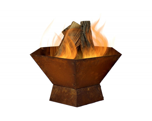 FaFurn - 23 Inch Rustic Steel Affinity Fire Pit