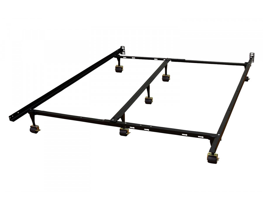 FaFurn - Universal Metal Bed Frame Adjusts To Fit Twin/Full/Queen/King/Cal King/Twin Xl