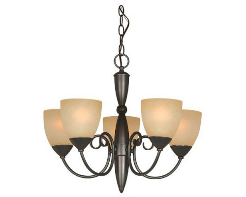 FaFurn - 5-Light Chandelier in Bronze