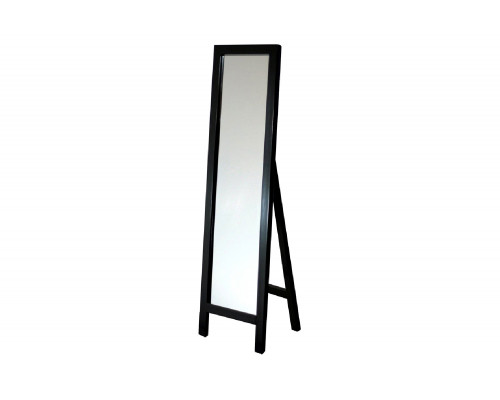 FaFurn - Contemporary Free-Standing Floor Mirror in Espresso Wood Finish