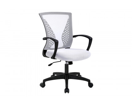 FaFurn - Modern Mid-Back Office Desk Chair Ergonomic Mesh with Armrest On Wheels