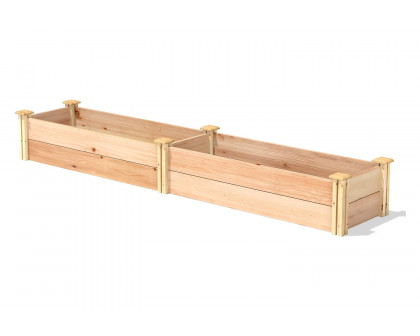 FaFurn Farmhouse Narrow Wood Raised Garden Bed - Short