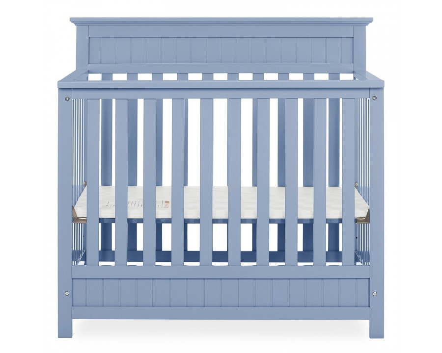 FaFurn - 4-in-1 Convertible Crib Toddler Bed in Blue