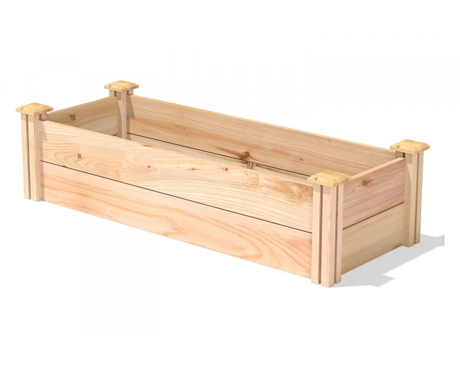 FaFurn Premium Cedar Wood Raised Garden Bed - Short