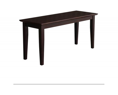 FaFurn Solid Wood Entryway Accent Bench - Java Brown