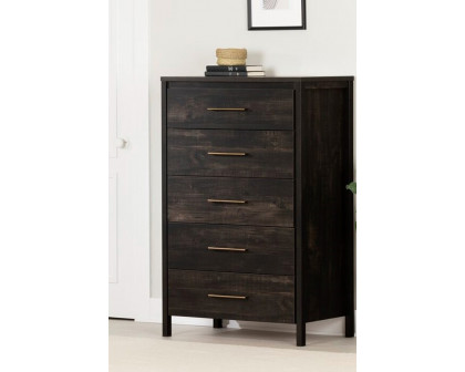 FaFurn Modern 5 Drawer Storage Chest - Java