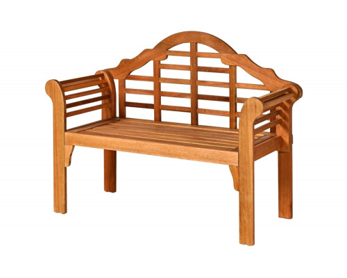 FaFurn - Farmhome Folding 2 Seater Garden Eucalyptus Bench