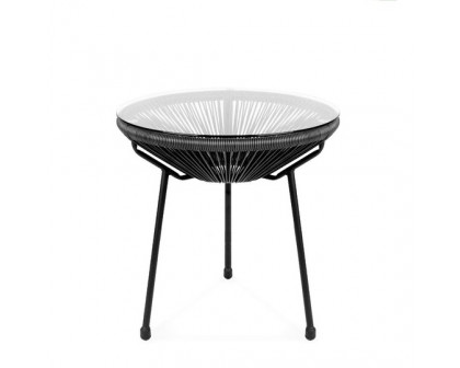 FaFurn - Bistro Set in Black