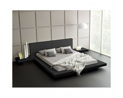 FaFurn - Platform Bed Frame with Headboard and 2 Nightstand