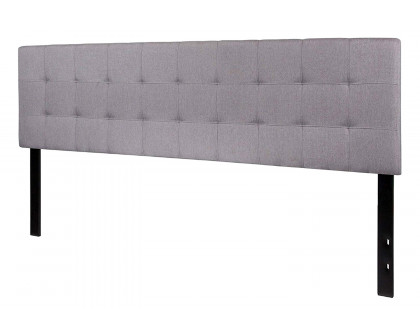 FaFurn - Modern Fabric Upholstered Panel Headboard