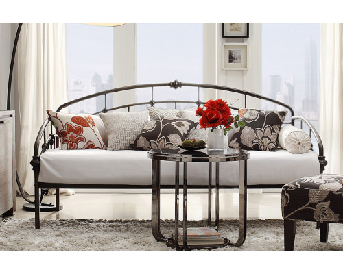 FaFurn - Twin Metal Daybed in Antique Dark Bronze Finish