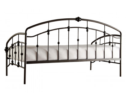 FaFurn - Twin Metal Daybed in Antique Dark Bronze Finish