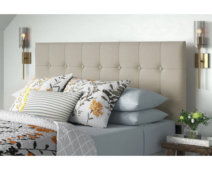 FaFurn - Contemporary Button-Tufted Headboard