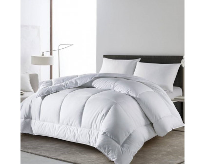 FaFurn King Size Comforter Set - Soft White, Polyester