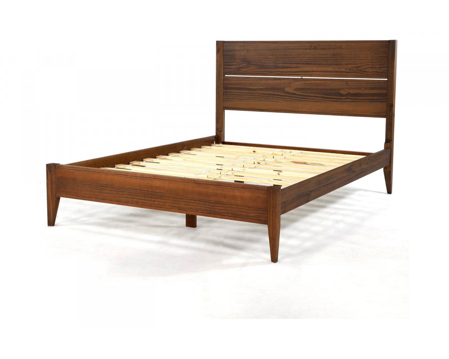 FaFurn - Mid Century Slatted Platform Bed