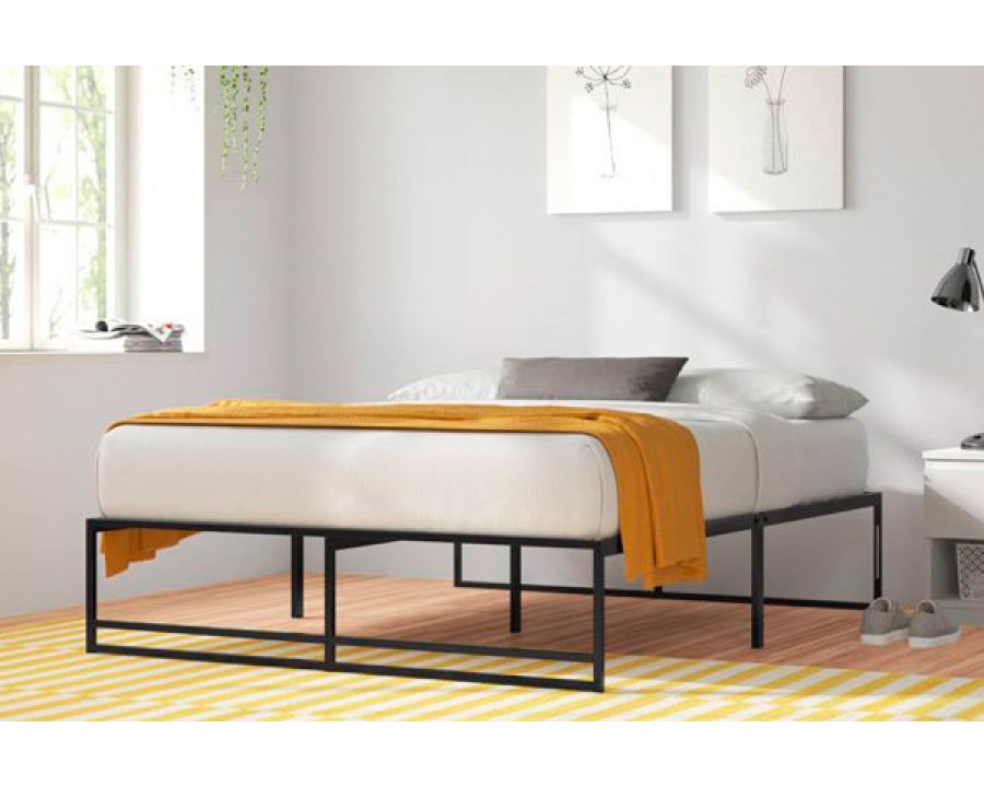 FaFurn - Platform Bed with Under-Bed Storage Space