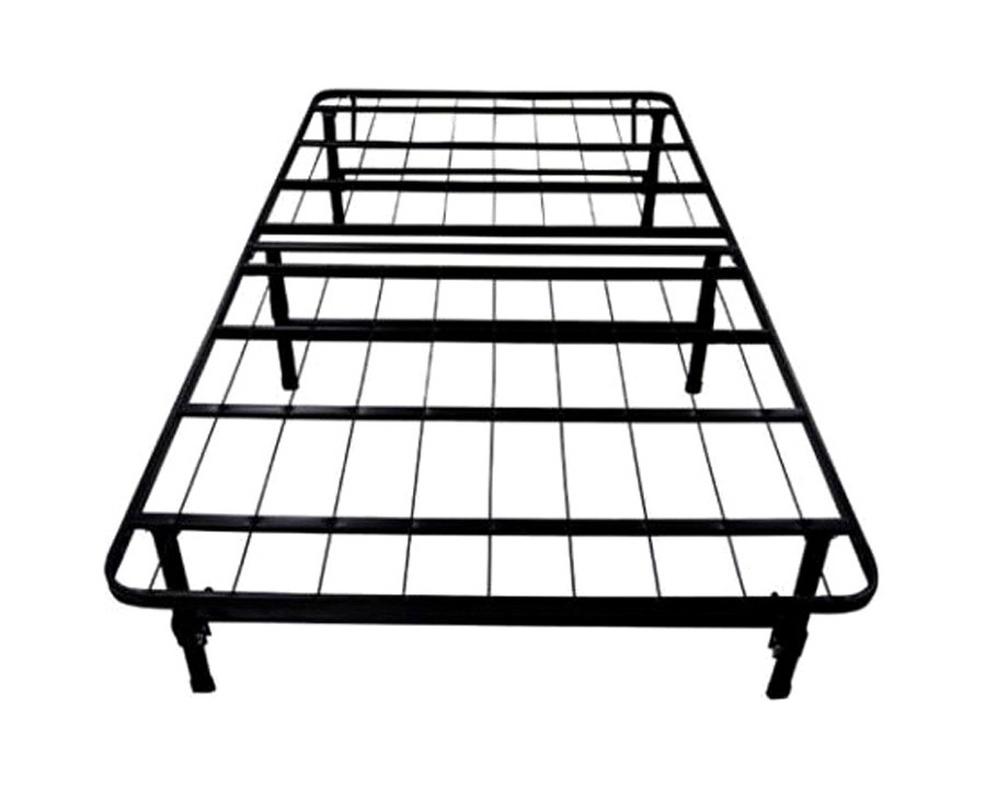 FaFurn King Size Black Metal Platform Bed Frame