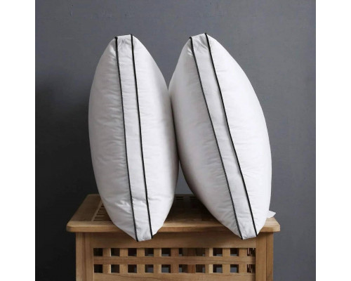 FaFurn Set of 2 Bed Pillow - Gusseted Goose Down, King Size