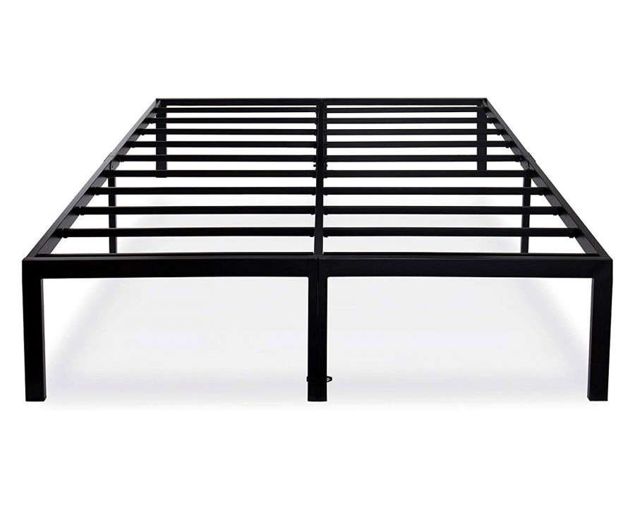 FaFurn Modern Heavy Duty Metal Platform Bed Frame - Black, King Size