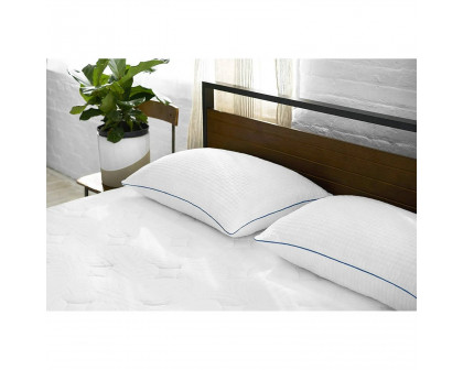 FaFurn Set of 2 Memory Foam Bed Pillow with Removable Machine Washable Cover - King Size