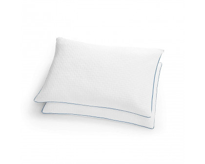 FaFurn Set of 2 Memory Foam Bed Pillow with Removable Machine Washable Cover - King Size