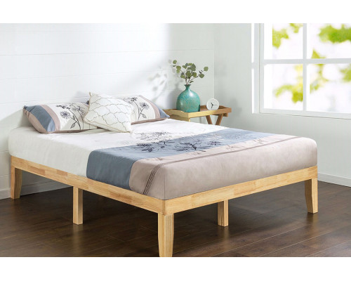 FaFurn Solid Wood Platform Bed Frame - King Size