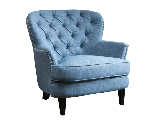 FaFurn - Tufted Armchair in Light Blue