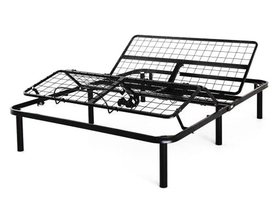 FaFurn - Twin Xl Steel Adjustable Bed Frame Base with Remote Control