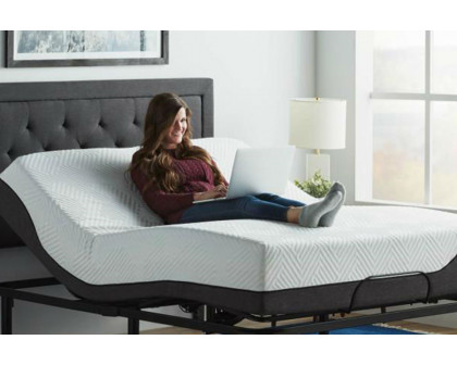 FaFurn - Twin Xl Steel Adjustable Bed Frame Base with Remote Control