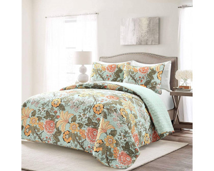 FaFurn - 3-Piece Farmhouse Reversible Quilt Set