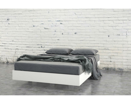 FaFurn Modern Floating Style Platform Bed Frame - Queen Size