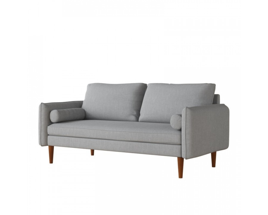 FaFurn Modern Sofa - Light Gray, Fabric