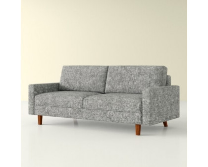 FaFurn™ Modern Sofa with Wood Legs - Light Gray, Linen