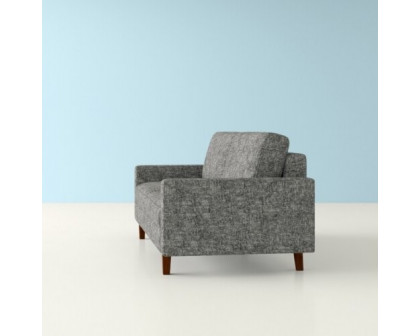 FaFurn™ Modern Sofa with Wood Legs - Light Gray, Linen