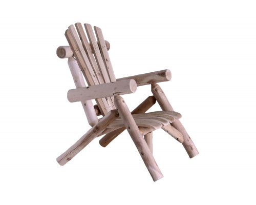 FaFurn - Outdoor Adirondack Style Cedar Log Lounge Chair