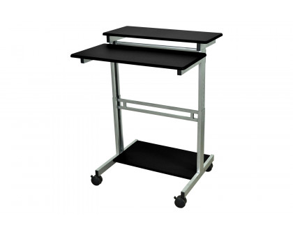 FaFurn Mobile Stand Up Computer Desk - 31.5"