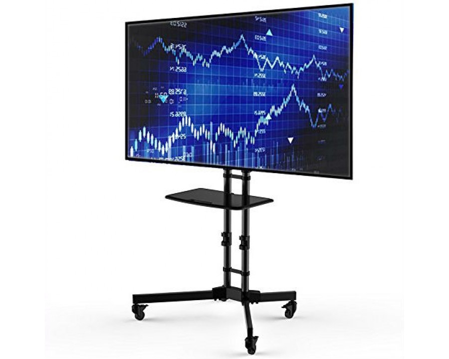 FaFurn - Adjustable Mobile TV Cart for 65" TV