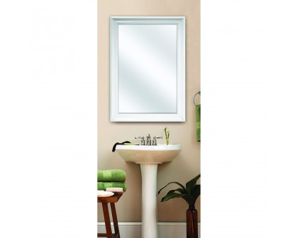 FaFurn™ Rectangular Mirror with Frame - White