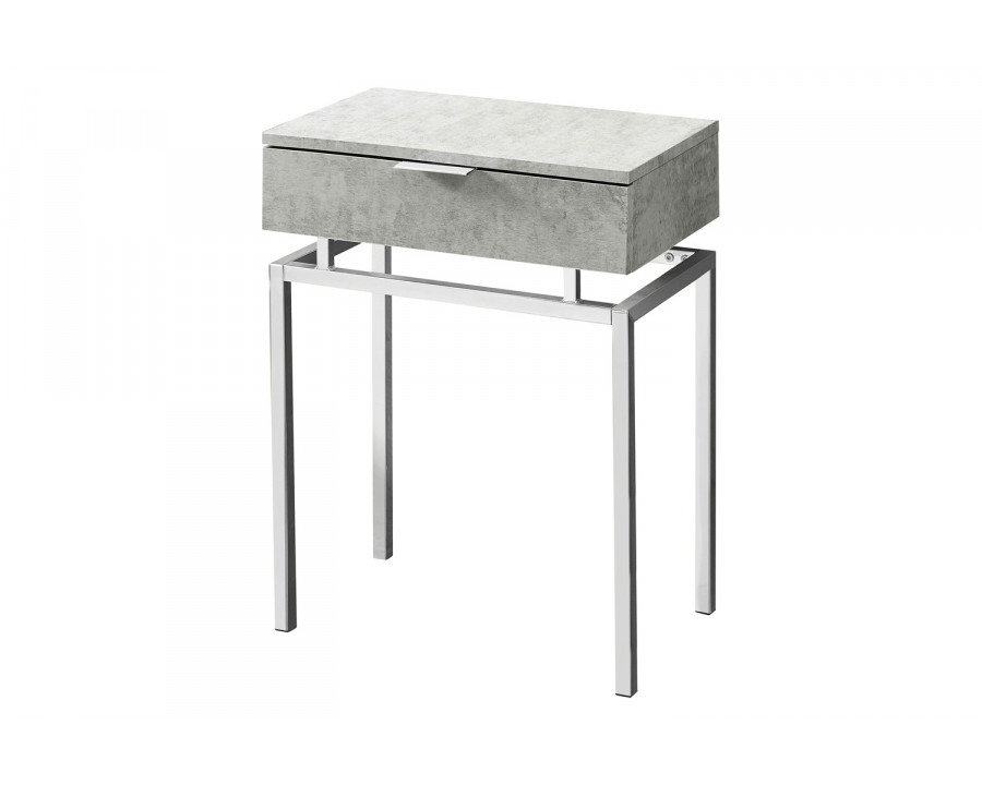 FaFurn - 24-In Modern End Table 1 Drawer Nightstand