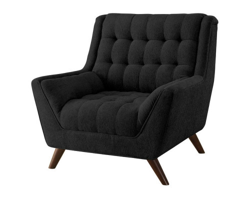 FaFurn Modern Armchair - Black, Fabric