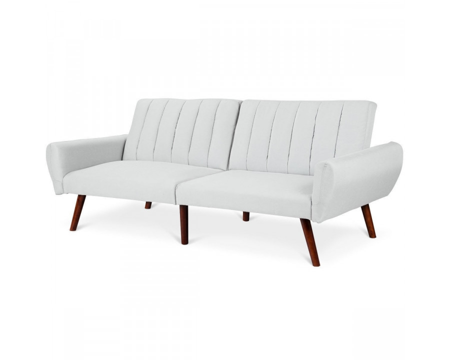 FaFurn Modern Sofa-Bed - Gray, Linen