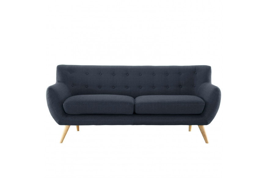 FaFurn™ Modern Loveseat - Navy Blue, Linen