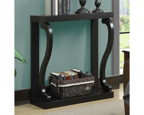 FaFurn - Modern Curved Legs Console Table in Espresso