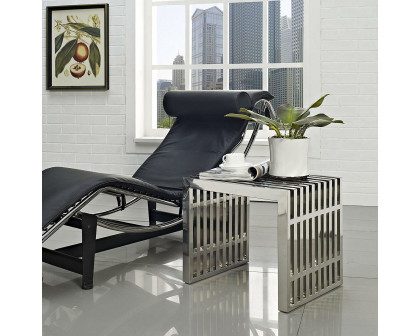 FaFurn™ Modern Accent Bench - Stainless Steel