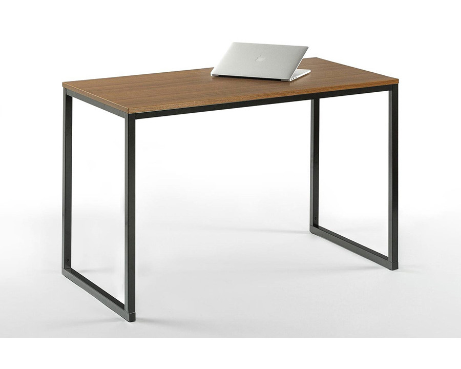 FaFurn - Modern Home Office Desk with Metal Frame and Wood Top