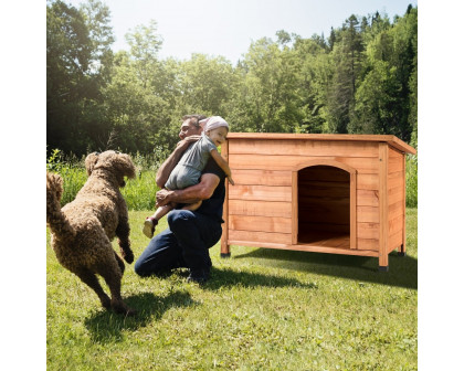 FaFurn - Medium Dog House with Hinged Asphalt Roof