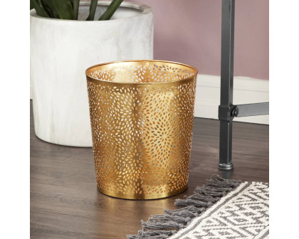 FaFurn - 1,3 Gallon Trash Can in Gold